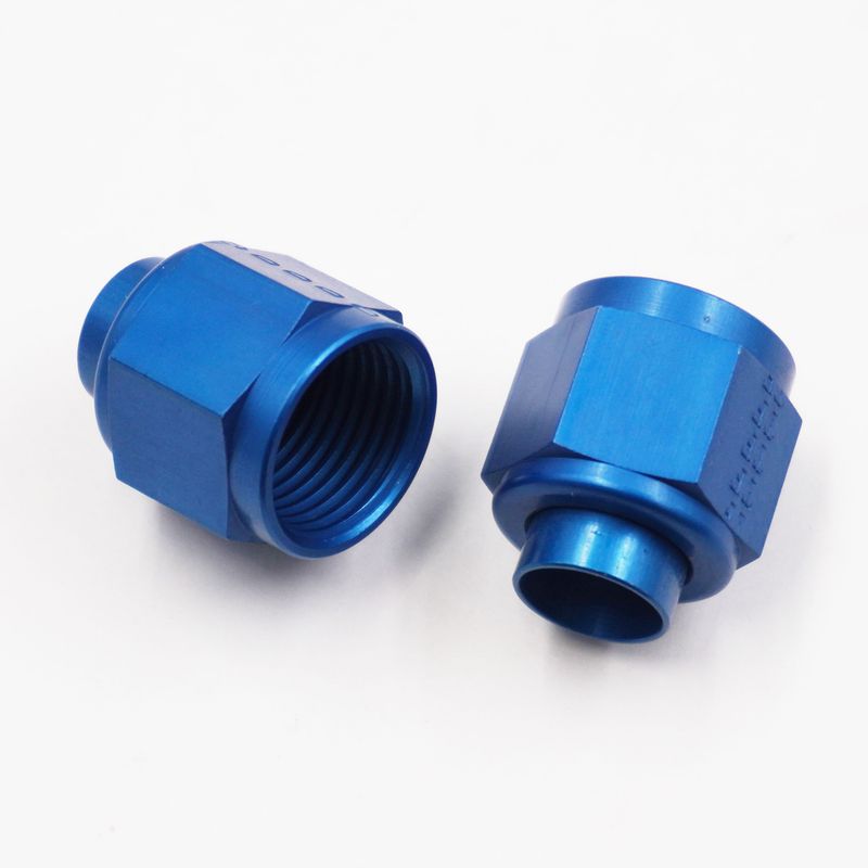 -8AN Tube Nut &amp; Tube Sleeve Kit (Aluminum) - 100-08ALUM