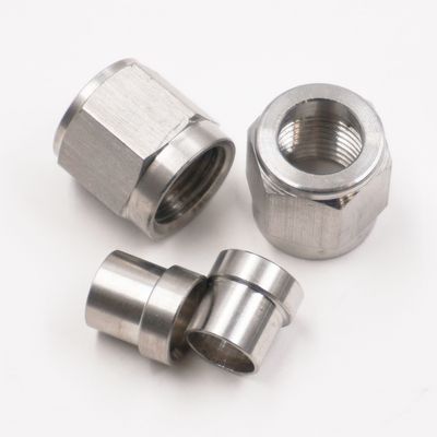 -6AN Tube Nut &amp; Tube Sleeve Kit (Stainless) - 100-06STAIN
