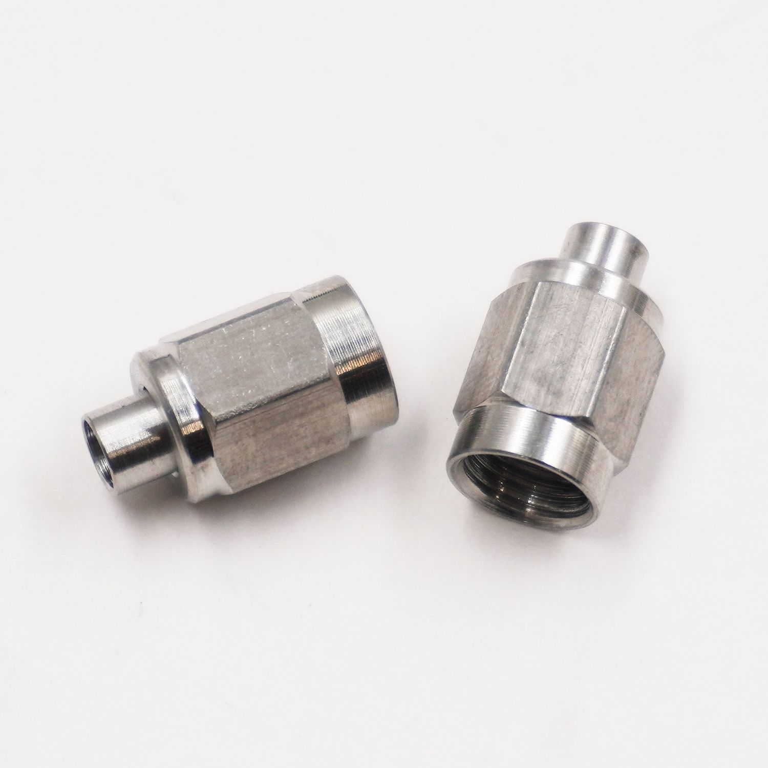 -4AN Tube Nut &amp; Tube Sleeve Kit (Stainless) - 100-04STAIN