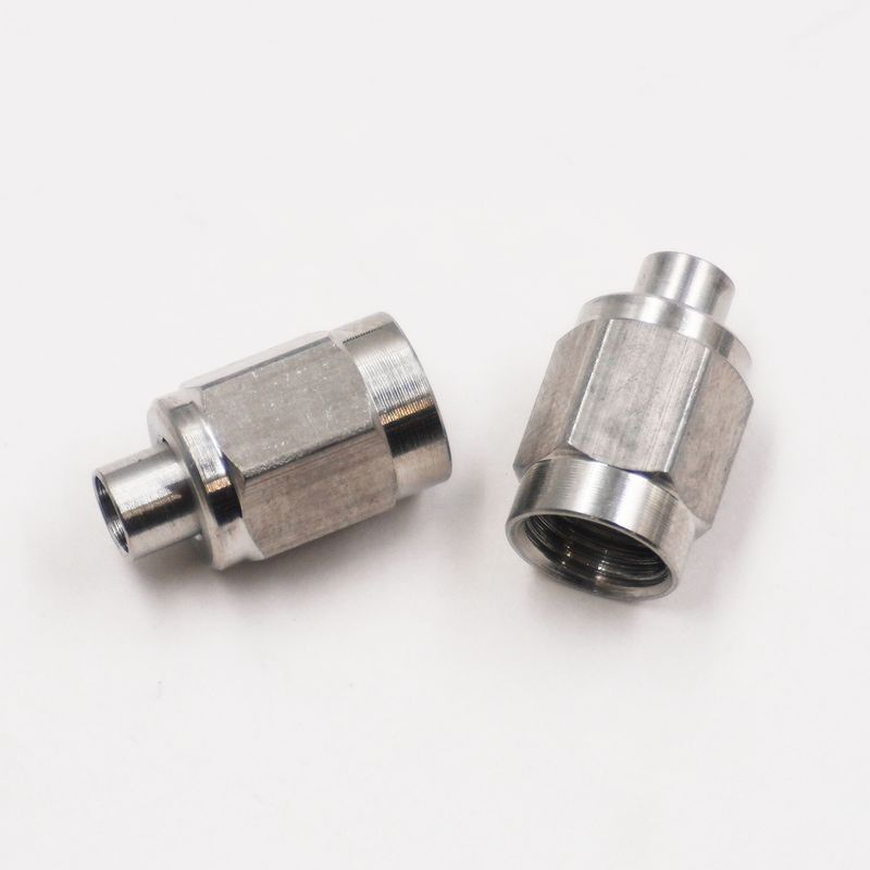 -4AN Tube Nut &amp; Tube Sleeve Kit (Stainless) - 100-04STAIN