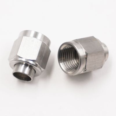 -8AN Tube Nut &amp; Tube Sleeve Kit (Stainless) - 100-08STAIN