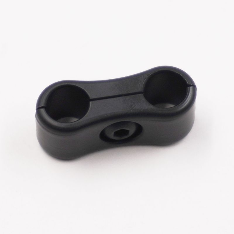 Pure Stealth Billet Aluminum Floating Line Clamp - .375&quot; x .375&quot; - X8301