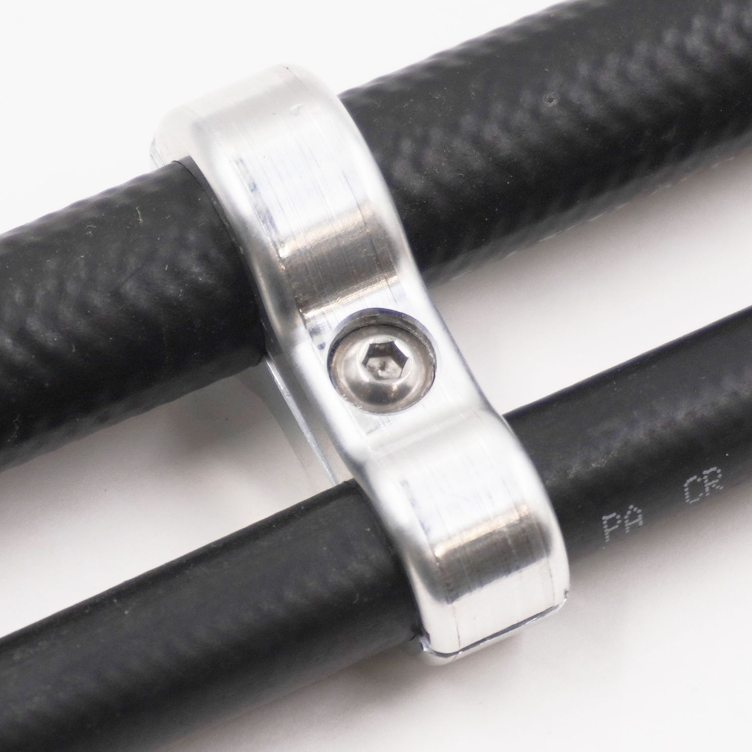 Billet Aluminum Floating Double Line Clamp - .750&quot; x .540&quot; - 8302