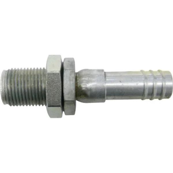#10 Male O-ring Bulkhead x 5/8&quot; Heater Hose Adapter Fitting (Straight) - 34215-VUG