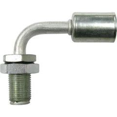 #6 Standard Barrier 90° Bulkhead Beadlock Male Fitting - 35881-VUG