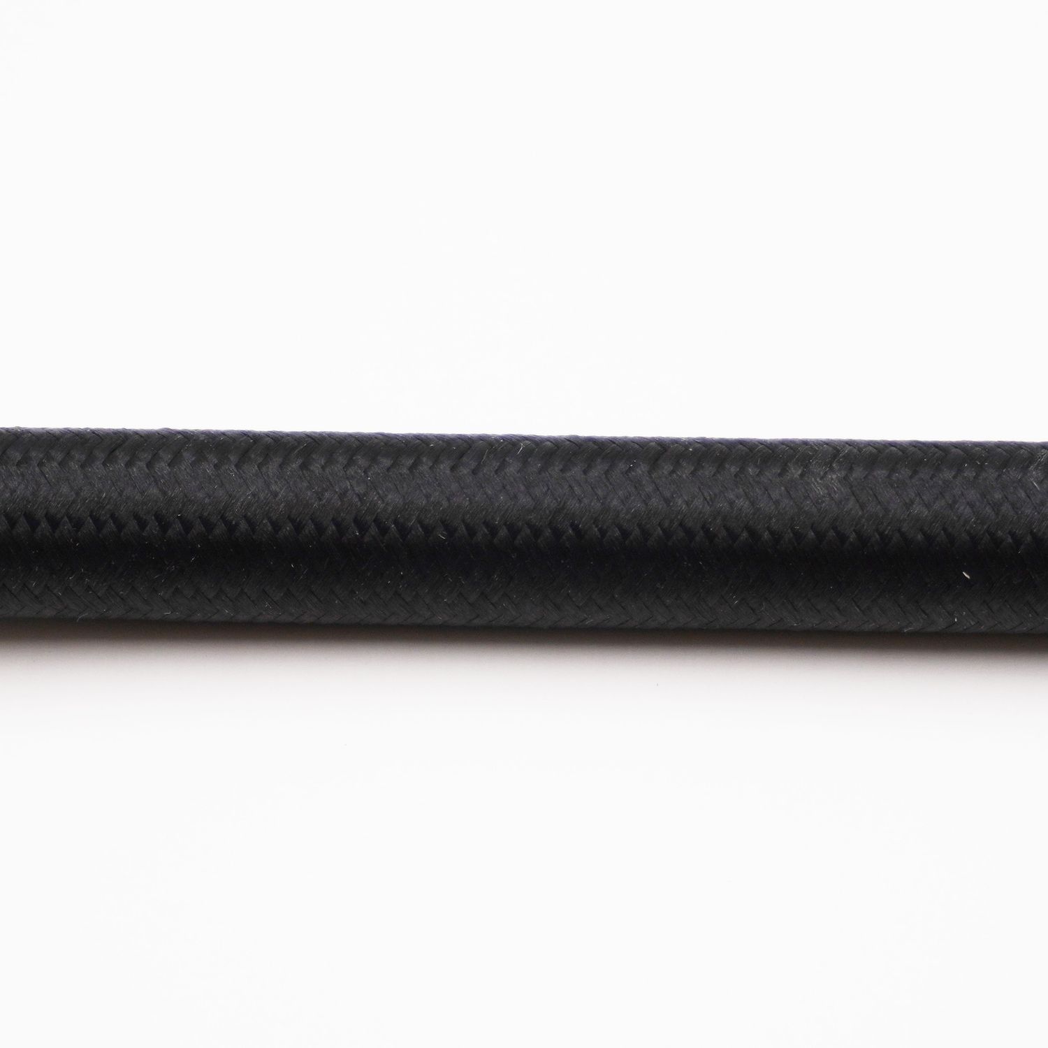 Pure Stealth E-Z Clip A/C Hose - per foot - Braided Hose - #6 - X31600-VUR, Color: Stealth Black
