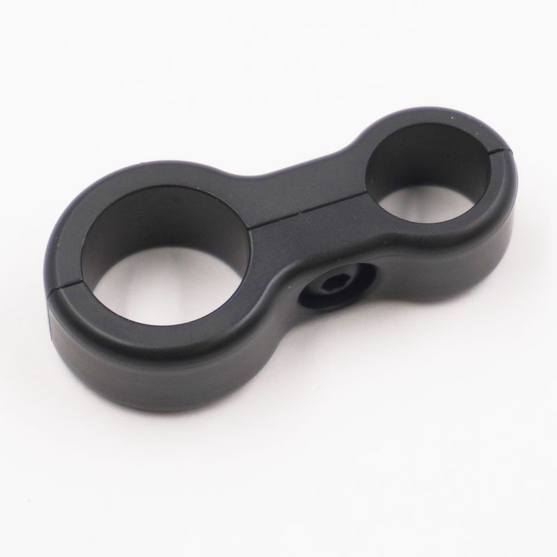 Pure Stealth Billet Aluminum Floating Line Clamp - .750&quot; x .540&quot; - X8302