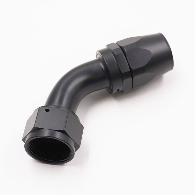 Pure Stealth -16 AN 60° Radiator Hose End -  X-16AN60-HE
