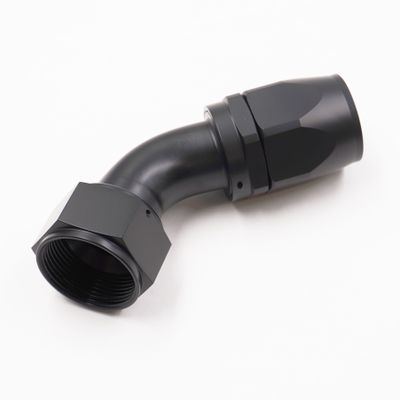 Pure Stealth -20 AN x 60° Radiator Hose End -  X-20AN60-HE