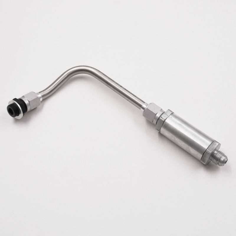 Carburetor Fuel Line Kit: 625 Street Demon Carburetor (Single Feed) Stainless Flared Tubing w/ Aluminum Fuel Filter to -6AN - 5500