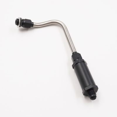 Pure Stealth Carburetor Fuel Line Kit: 625 Street Demon Carburetor (Single Feed). Stainless Flared Tubing W/ Aluminum Fuel Filter To - 6 AN - X5500