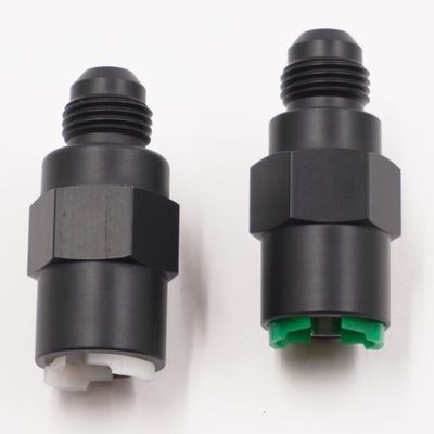 Pure Stealth EFI Push On Fuel Line Adapter Fitting Kit : 3/8&quot; &amp; 5/16&quot; Female Push Connect x -6AN Male (Pair) - X5800