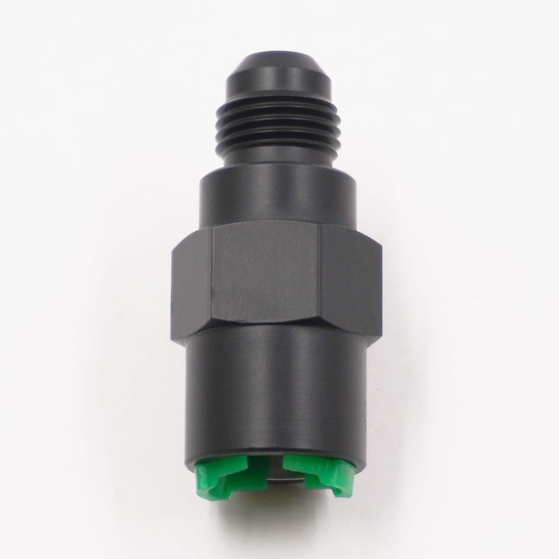 Pure Stealth EFI Push On Fuel Line Adapter Fitting : 3/8 Female Push Connect x -6 AN Male (One Fitting) - X5810