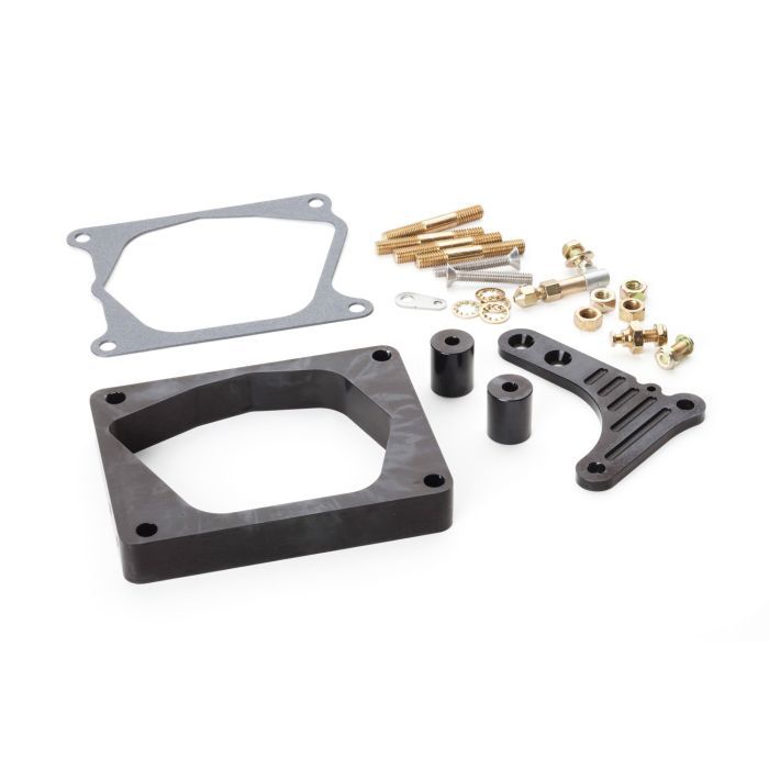 Pure Stealth Mounting Bracket Kit (Edelbrock Pro-Flo Fuel Injection - Throttle &amp; Kickdown Bracket w/Spring Return Kit) - XXTCB-40EDK