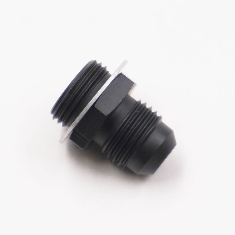 Pure Stealth Carburetor Adapter Fitting: 5/8-20 X -6AN Male (Aluminum) - X5120