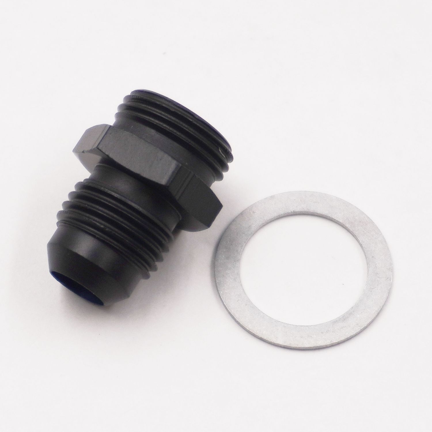 Pure Stealth Carburetor Adapter Fitting: 5/8-20 X -6AN Male