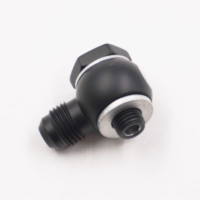 Pure Stealth Carburetor Banjo Fitting Assembly: -10MM-1.25 x -6AN Male W/ Crush Washers - X5225