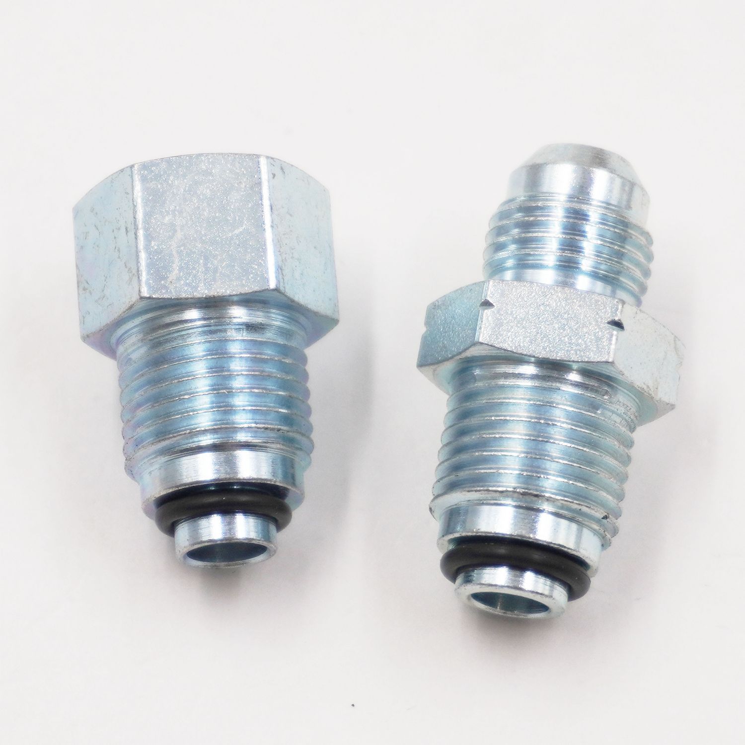 GM Fuel Inection Fuel Filter Adapter Fitting Kit: (Fits G3727 Filter) 16M-1.5 O-Ring X 5/8-18 Female Inverted Flare For 3/8 Steel Tubing  &amp; 16MM-1.5 O-Ring X -6AN Male (2 Steel  Adapter Fittings) - 51