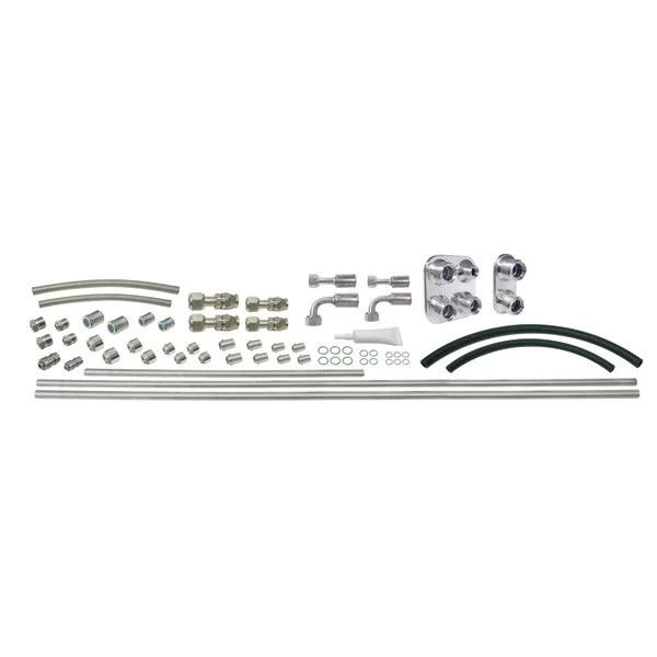 ProLine Stainless AC Hard Line Kit - R-12 - 134a w/ 4-way Bulkhead - 31203-VUQ