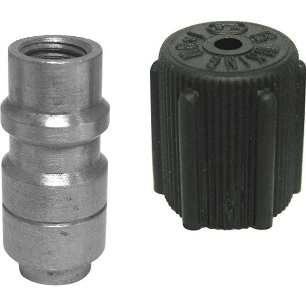 Weld-In Aluminum Service Port Fitting - Low Side - #10 - 34902-VUG