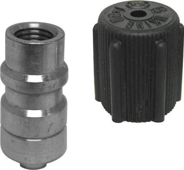 Weld-In Steel Service Port Fitting - High Side - #6 or #8 - 34906-VUG