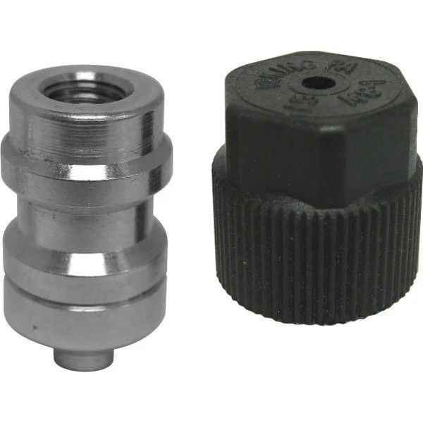 Weld-In Aluminum Service Port Fitting - High Side - #6 or #8 - 34903-VUG