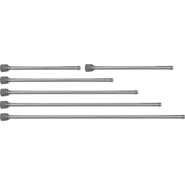 U-Bend Em Universal Aluminum Heater Line w/ #10 Female O-Ring &amp; 5/8&quot; Heater Hose Barb 36&quot; - 12436-VBH