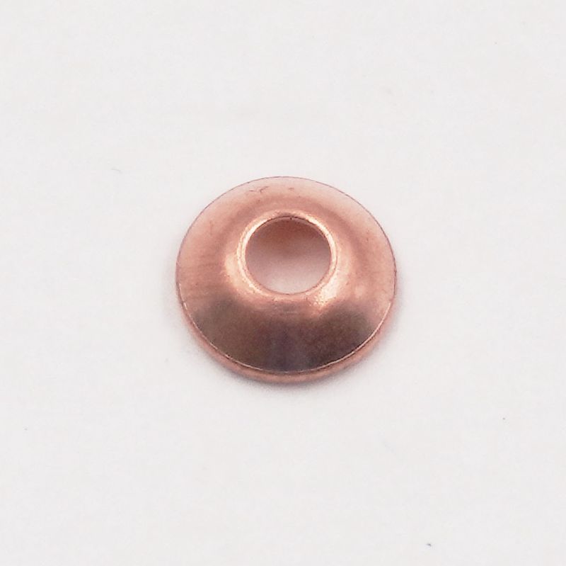 Inverted Seat Gasket:  Fits 3/16 Female Inverted Flare (Copper) - FLSVINV-03