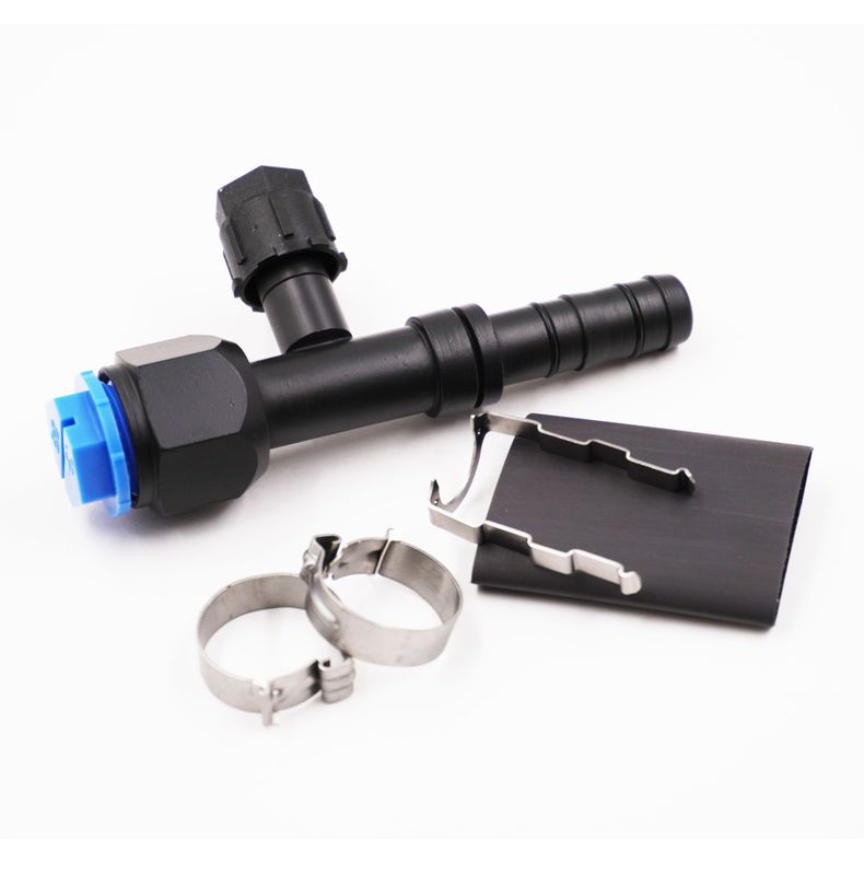 Pure Stealth E-Z Clip Fitting - Straight w/ Service Port