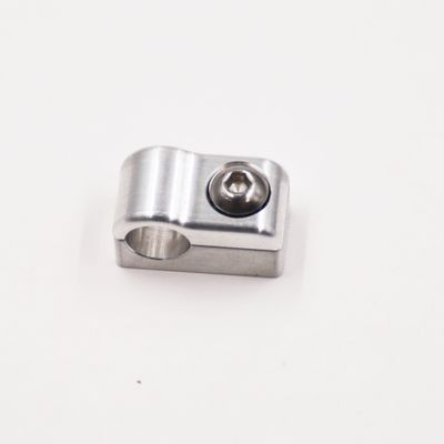 Billet Aluminum Non-Floating  Single Line Clamp - .375&quot; - 8102