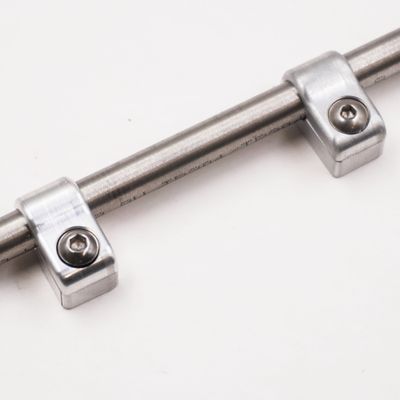 Billet Aluminum Non-Floating  Single Line Clamp - .375&quot; - 8102