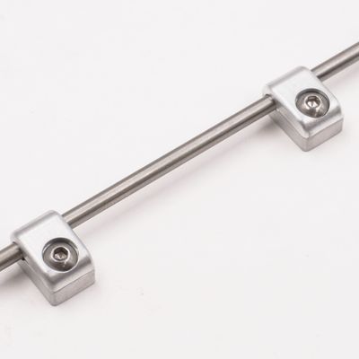 Billet Aluminum Non-Floating Single Line Clamp - .187&quot; - 8101