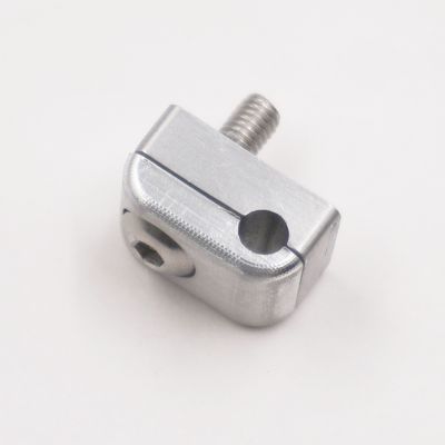 Billet Aluminum Non-Floating Single Line Clamp - .187&quot; - 8101