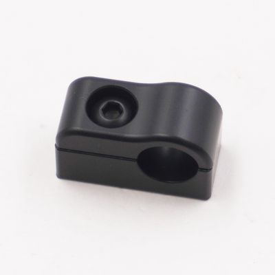 Pure Stealth Billet Aluminum Non-Floating  Single Line Clamp - .375&quot; - X8102