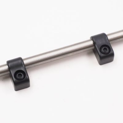 Pure Stealth Billet Aluminum Non-Floating Single Line Clamp - .430&quot; - X8104