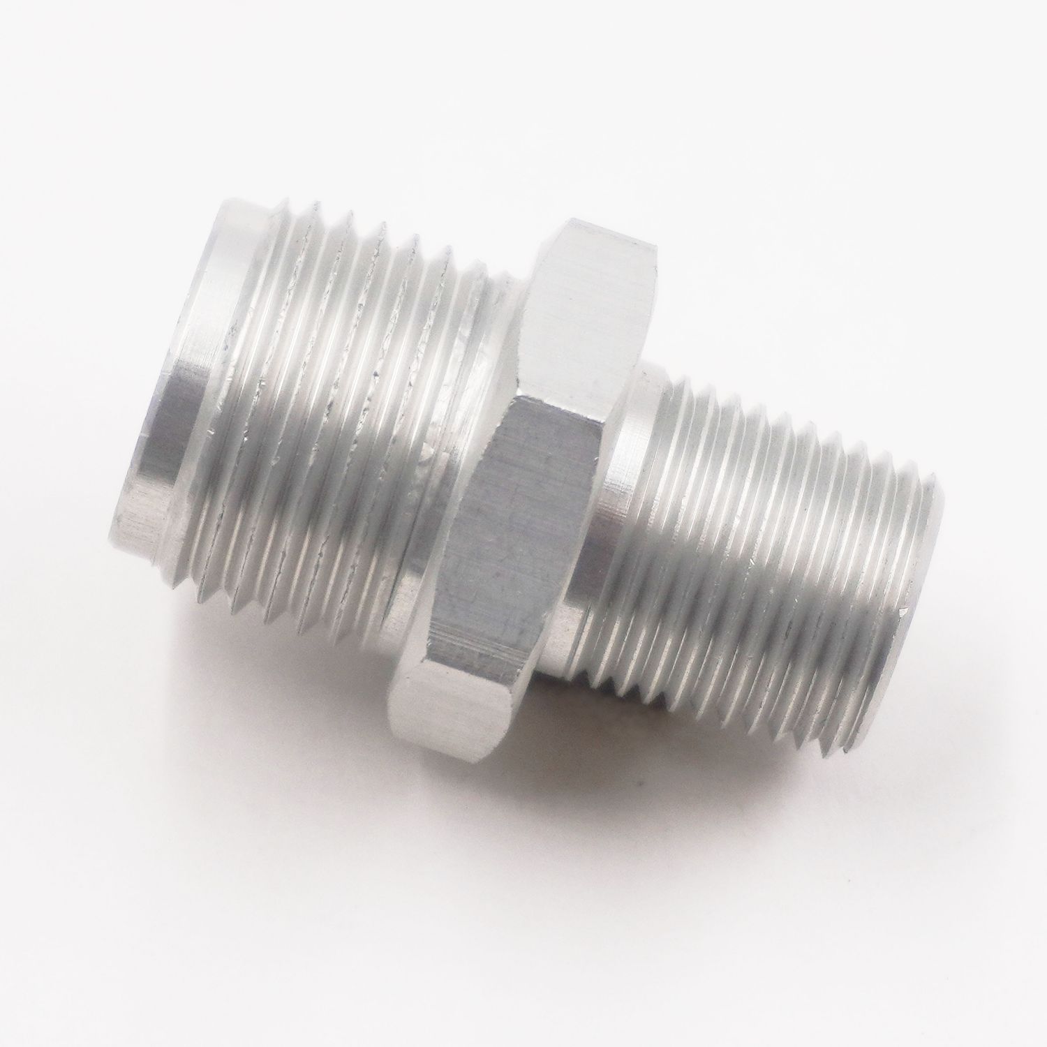 Adapter: #10 Male O-Ring x 3/8&quot; NPT Male Adapter Fitting (Aluminum) - 15000