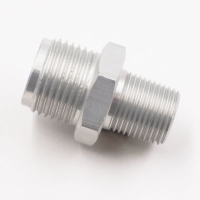 Adapter: #10 Male O-Ring x 3/8&quot; NPT Male Adapter Fitting (Aluminum) - 15000