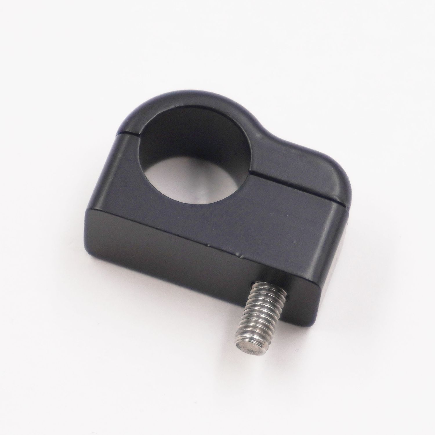Pure Stealth Billet Aluminum Non-Floating Single Line Clamp - .540&quot; -X8103