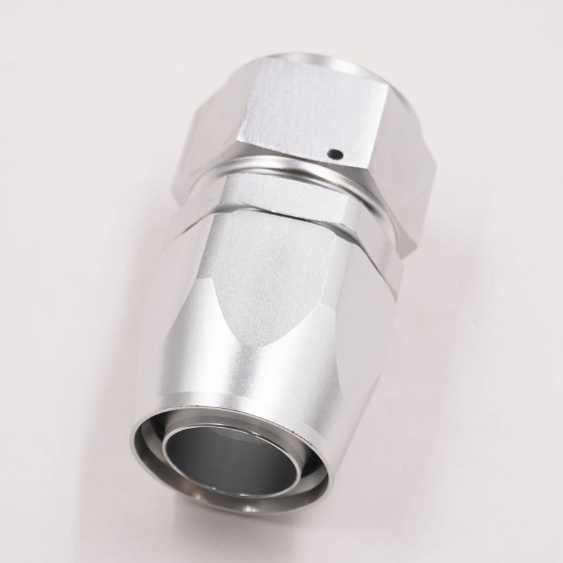 -20 AN Straight Radiator Hose End - Polished -  20ANST-HE