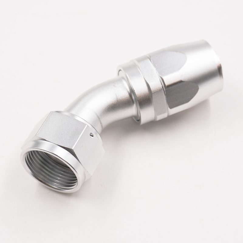 -16 AN 45° Radiator Hose End - Polished - 16AN45-HE