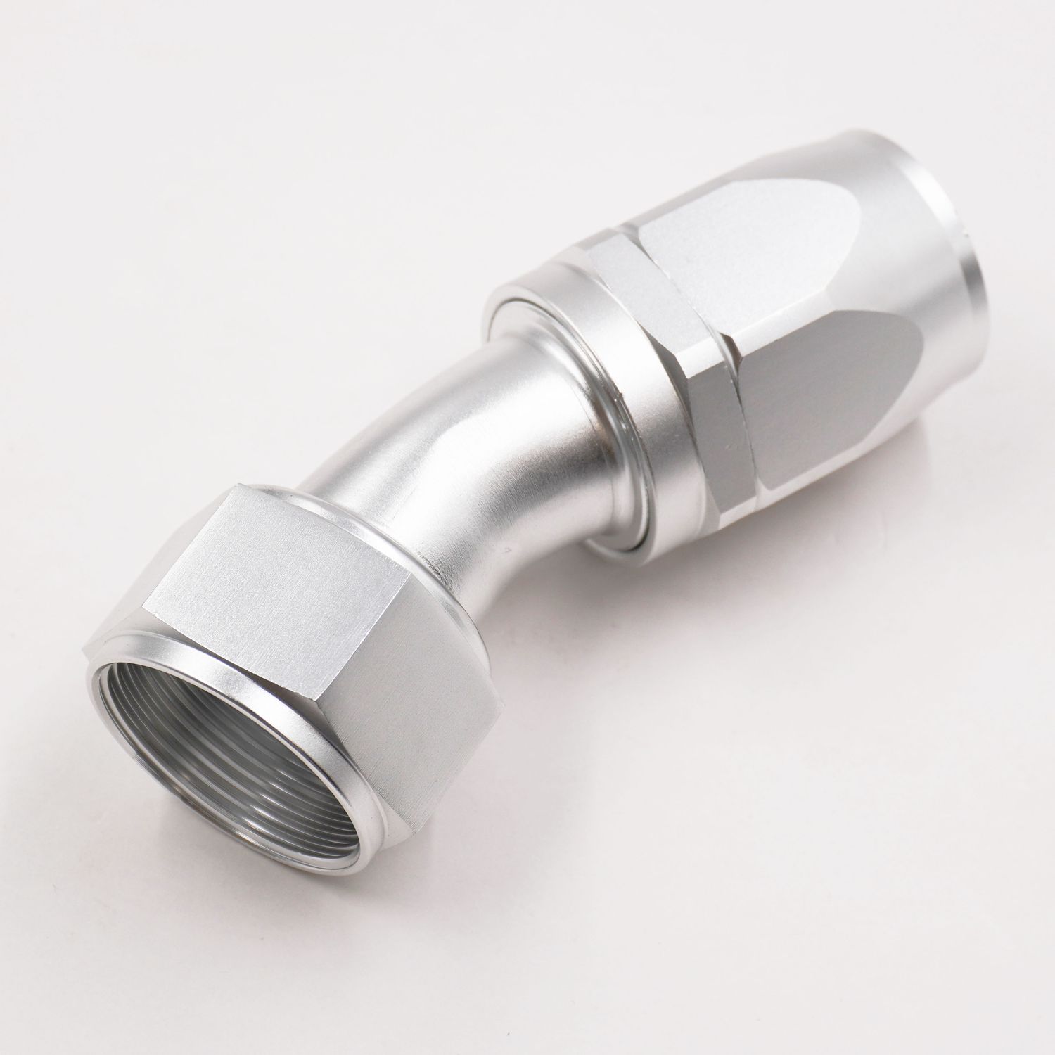 -20 AN 30° Radiator Hose End - Polished - 20AN30-HE