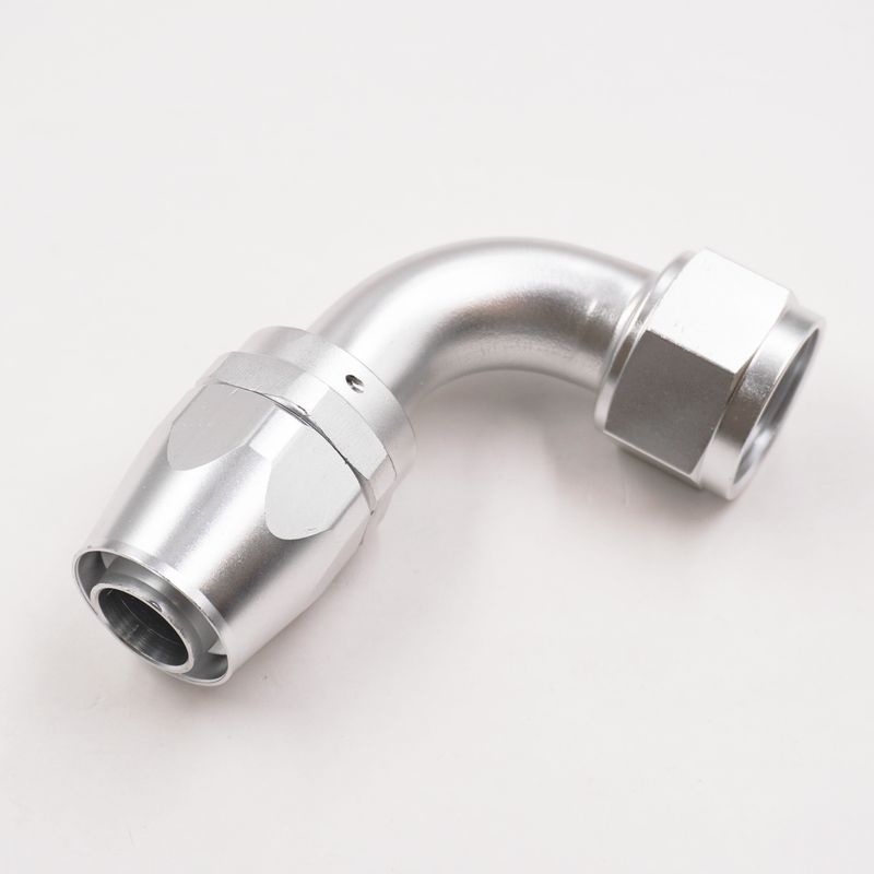-16 AN 90° Radiator Hose End - Polished  - 16AN90-HE