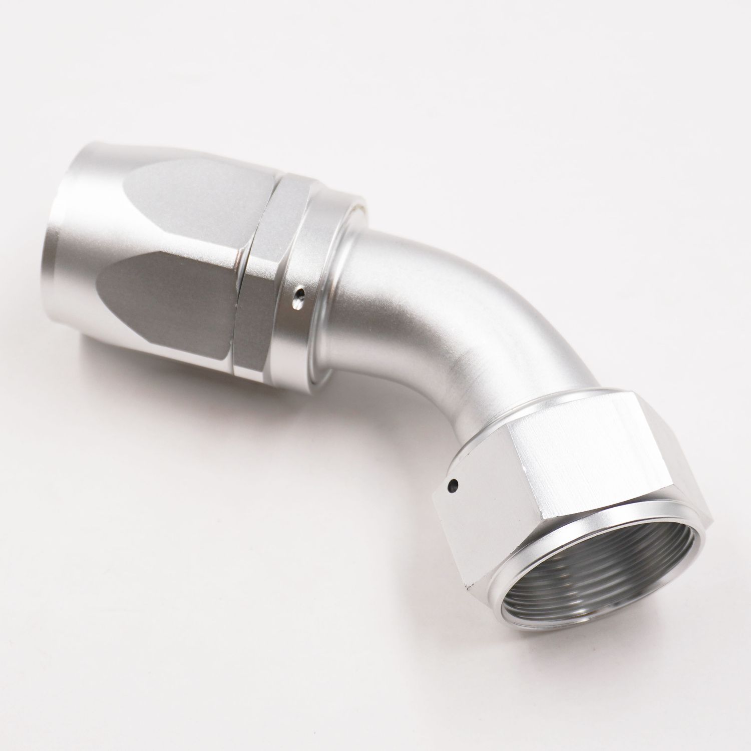 -20 AN 60° Radiator Hose End - Polished - 20AN60-HE