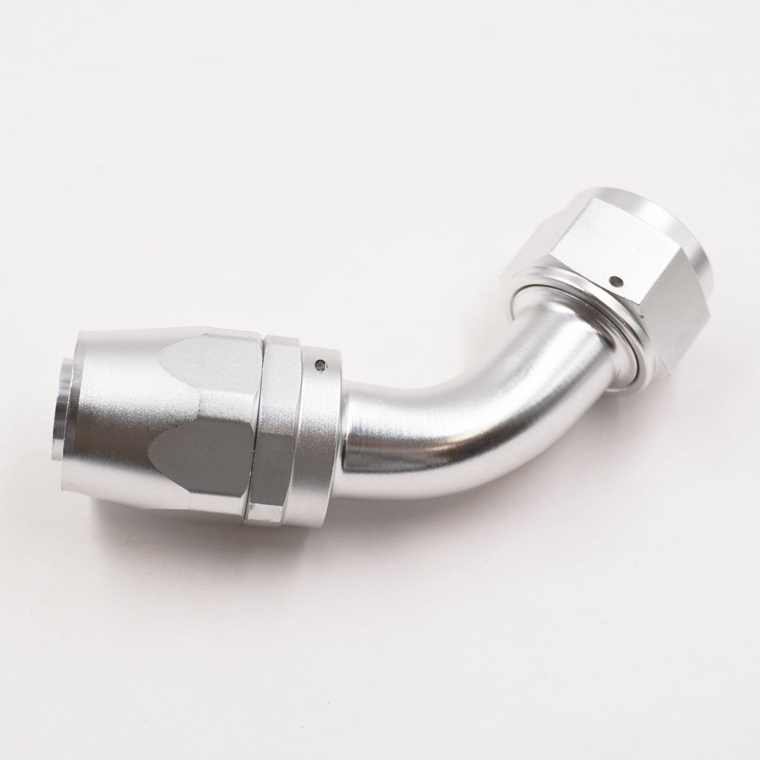 -16 AN 60° Radiator Hose End - Polished - 16AN60-HE