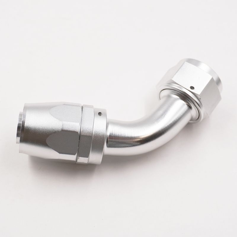 -16 AN 60° Radiator Hose End - Polished - 16AN60-HE