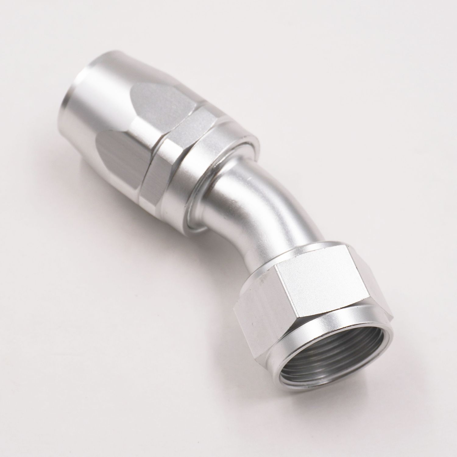 -16 AN 30° Radiator Hose End - Polished - 16AN30-HE