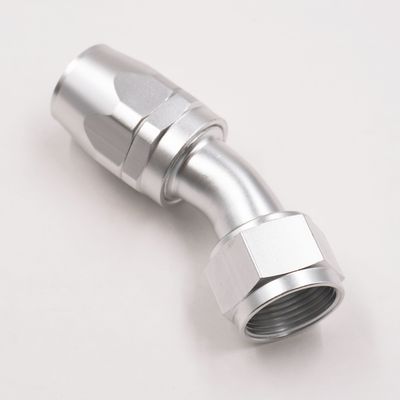 -16 AN 30° Radiator Hose End - Polished - 16AN30-HE
