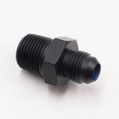 Pure Stealth Adapter: Straight: -6 AN x 3/8 NPT (Aluminum) - X816-06-06D
