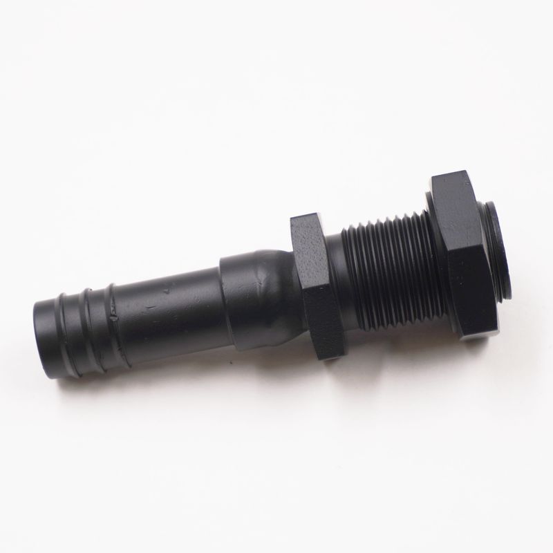 Pure Stealth #10 Male O-ring Bulkhead x 5/8&quot; Heater Hose Adapter Fitting (Straight) - X34215-VUG