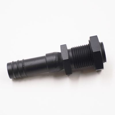 Pure Stealth #10 Male O-ring Bulkhead x 5/8&quot; Heater Hose Adapter Fitting (Straight) - X34215-VUG